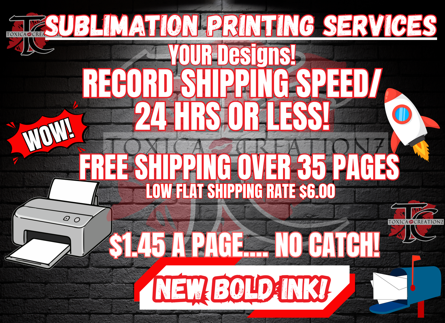 Sublimation Printing Services